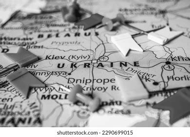 Ukraine On Political Map Europe Stock Photo 2290699015 | Shutterstock