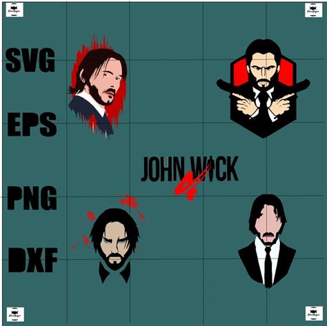 John Wick Mega Png Bundle Printable Png Pack John Wick Clipart