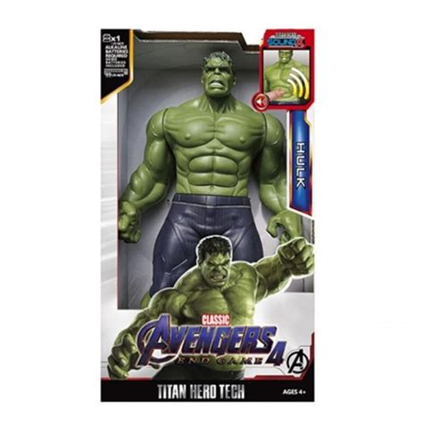 Duża Figurka 30CM HULK Avengers Marvel Dźwięk Światło Interaktywna