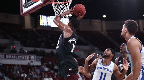 Mississippi State Beats New Orleans On Robert Woodards Career Day