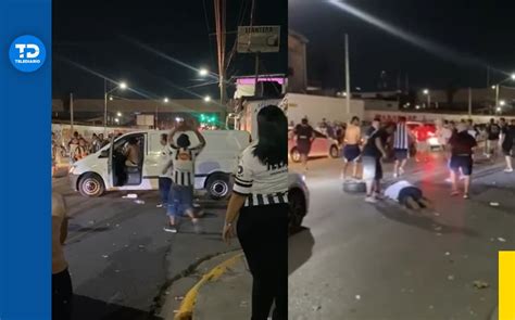 Aficionados de Rayados golpean a paramédicos en Guadalupe VIDEO