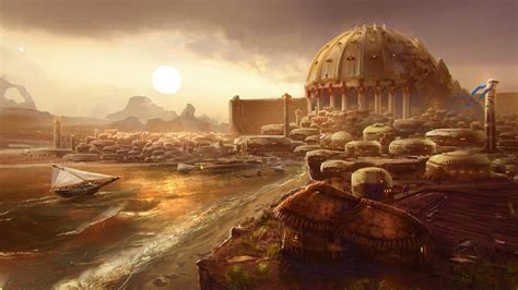 Sanghelios Coastal City By Tdspiral On Deviantart