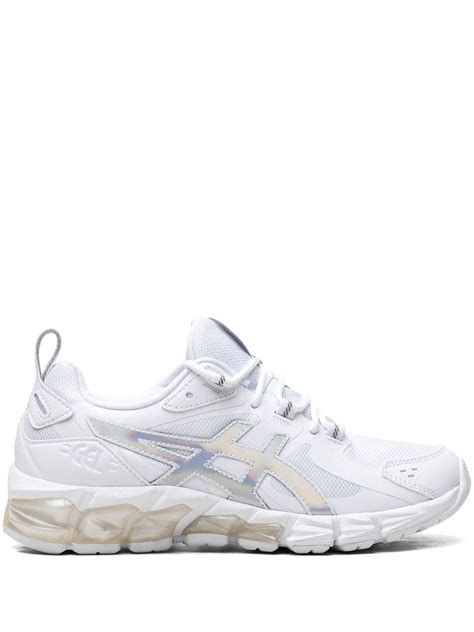 Asics Gel Quantum 180 Metallic White Sneakers White Farfetch