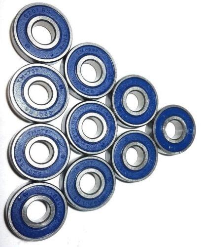 QTY 10 6201 RS 6201 2RS BEARINGS 12X32X10 6201RS 10 PIECES SET 10X