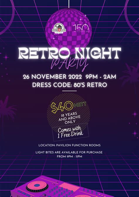 Retro Party - Swiss Club Singapore