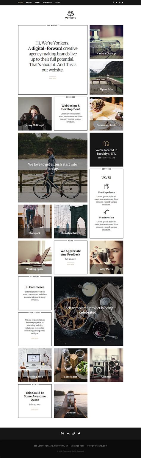 12 Creative Responsive HTML5 Templates For Designer HTML5 CSS3