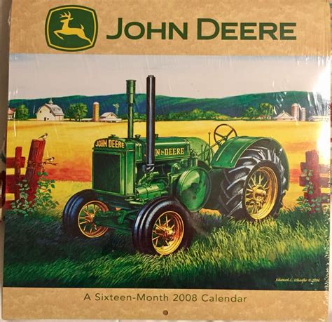 John Deere Calendar Calendar Printables