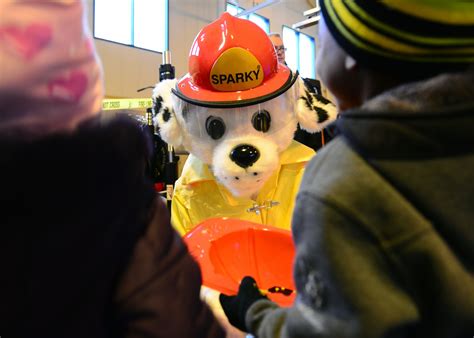 Icemen Firefighters Kick Off Fire Prevention Week Eielson Air Force Base Display