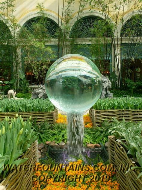 Acrylic Spheres Water Fountains Outdoor