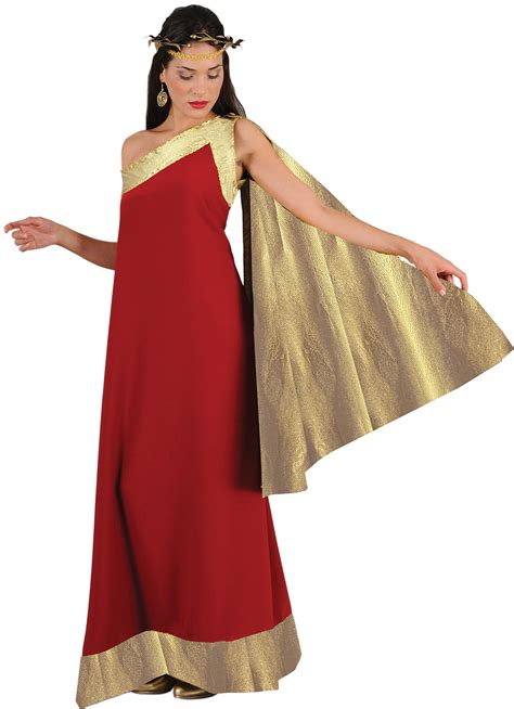 Greek Roman Goddess Costume Premium Long Women S Dress Toga Chiton For Cosplay Carnival And