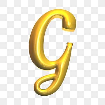 Letter G D Images D Golden Alphabet Letter G Isolated On Transparent