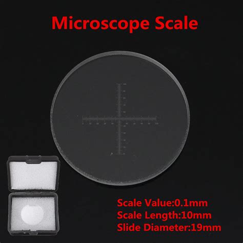 Mm Mm C Microscope Scale Objective Stage Micrometer