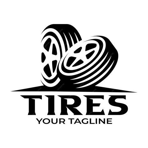 Premium Vector | Tire logo design, tyre shop.