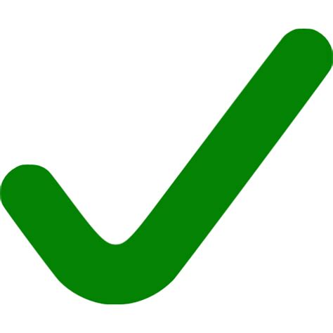 Green check mark 6 icon - Free green check mark icons