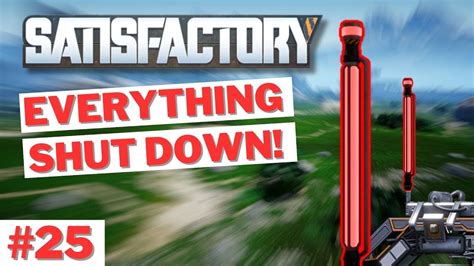 Factory Shutdown From Too Much Fuel Satisfactory Youtube