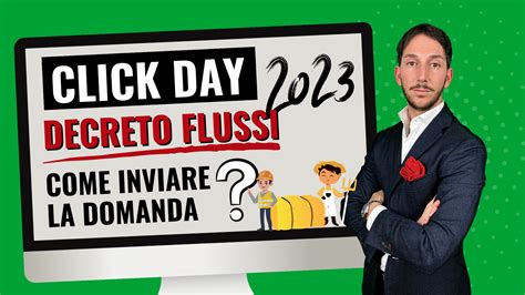 Click Day Decreto Flussi Come Inviare La Domanda Avv Francesco