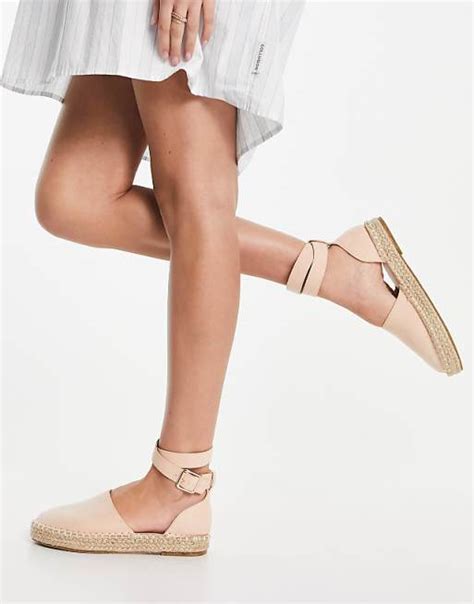 Truffle Collection Two Part Espadrille Sandals In Beige Asos