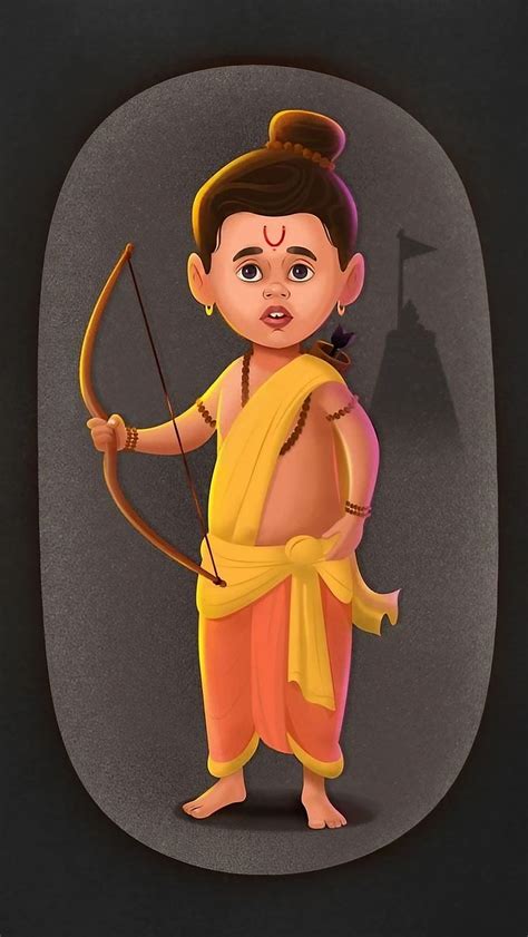 Shree Ram, Cartoon Art, lord ram, god, HD phone wallpaper | Peakpx