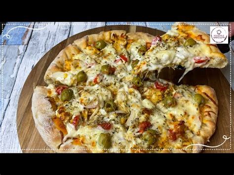 Pizza Feita Em Casa Igual Da Pizzaria Borda Recheada Youtube