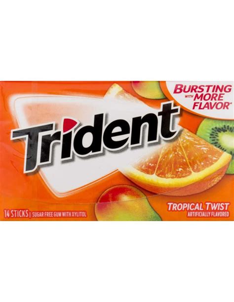 Chicles Sin Azúcar Tropical Twist Trident