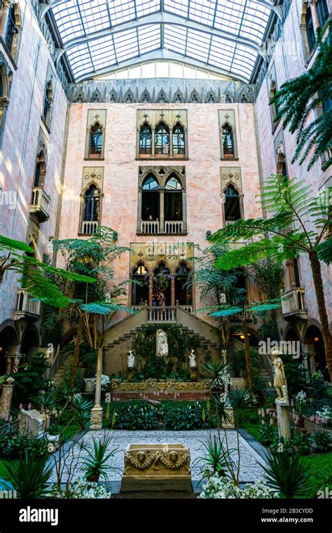 Boston Ma Usa Circa Feb 2020 Interior Of Isabella Stewart Gardner