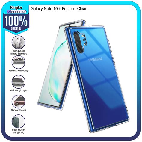 Ringke Galaxy Note 10 Plus Fusion X Air S Onyx Casing Softcase Anti