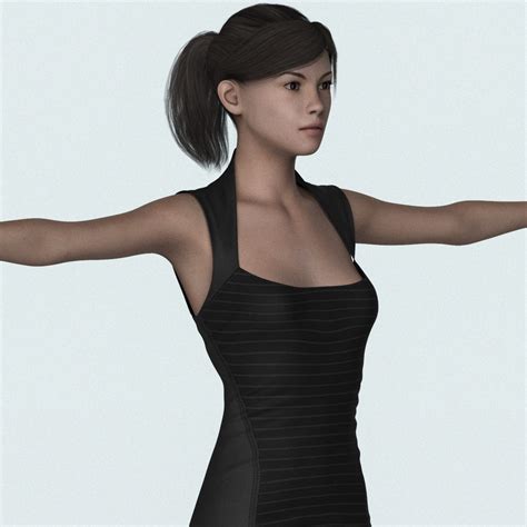 Young Sexy Girl 3d Character By 3darcmall 3docean