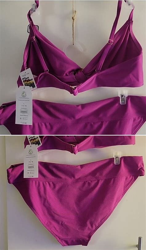 Women S Bikini Size Large Time And True Beachwear Summer Cruise EBay