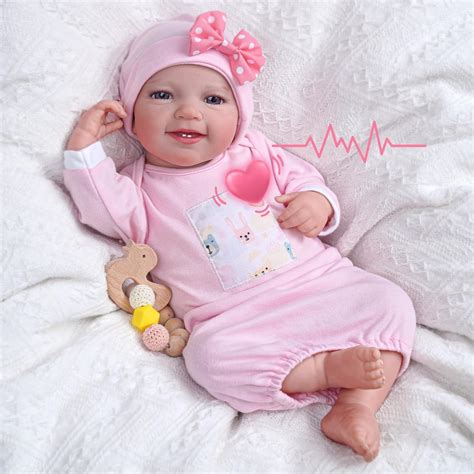 BABESIDE Lifelike Reborn Baby Dolls With Heartbeat Weeping And