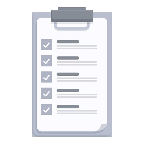 Premium Vector Clipboard Showing Check Marks Representing Completing