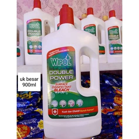 Jual WIPOL Double Power Surface Disinfektan Bleach Bottle 900ml