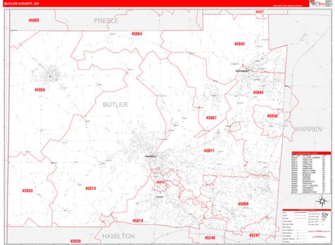 Maps of Butler County Ohio - marketmaps.com