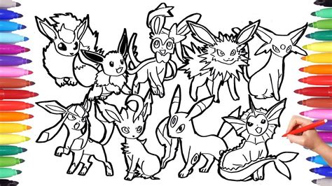 Eevee Pokemon Coloring Pages Thiva Hellas