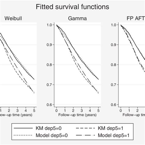 Fitted Survival Function For The Best Fitting Flexible Parametric