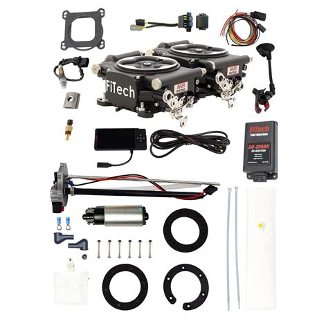 96462 Go Efi 2x4 625 Hp Matte Black Efi System With Go Fuel In Tank Fuel Pump 600 Hp Module And Go