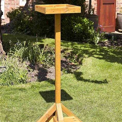 Tom Chambers Platform Handcrafted Bird Table