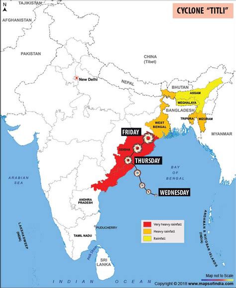 Cyclone Titli Updates on Oct 16, 2018 | Live Blog | Maps of India