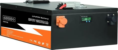 Batteria Litio 24V 100Ah 200Ah LiFePo4 Batterie Al Litio Ferro Fosfato