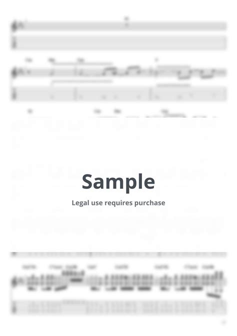 Red Hot Chili Peppers Look Around Tab Staff By Guitar Cover With Tab