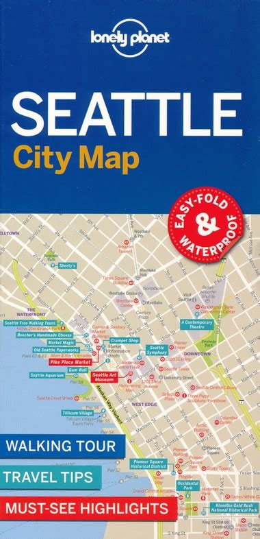 Stadsplattegrond City Map Seattle Lonely Planet