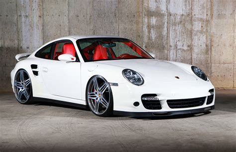 Dr Knauf Slammed Altered Porsche Turbo White On Red Hosted At