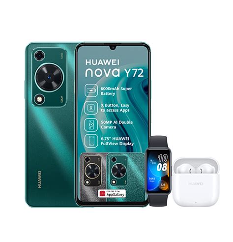 Huawei Nova Y72 Plus Freebuds Se 2 Huawei Band 8 Black Telkom