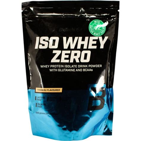 Bio Tech Iso Whey Zero tiramisu ízű Fehérje italpor 500 g Magyar