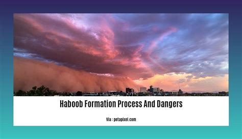 Title: Unraveling the Haboob Formation Process and Dangers for Enhanced ...