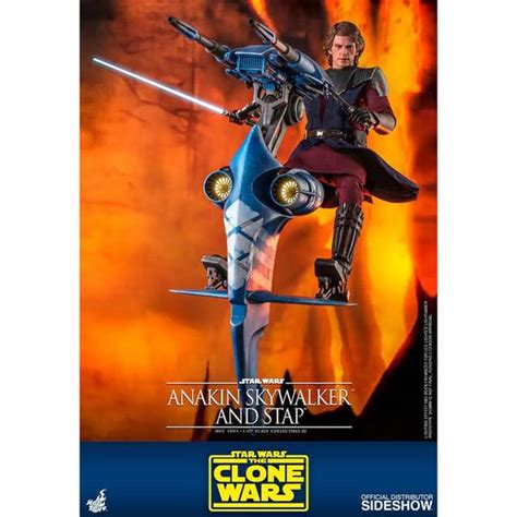 Hot Toys Star Wars The Clone Wars Action Figure 1 6 Anakin Skywalker STAP 31 Cm Merchandise