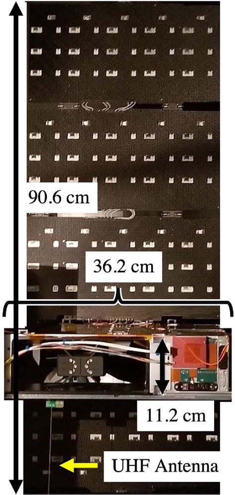 The CUTE spacecraft with solar panels fully deployed and communication ...