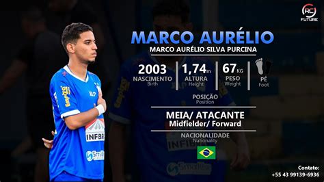 Marco Aurélio Meia Atacante Midfielder Forward 2003 2023