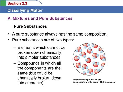 Distinguish Pure Substances And Mixtures