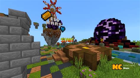 NC Egg Wars Bedrock Map Functional Minecraft Map