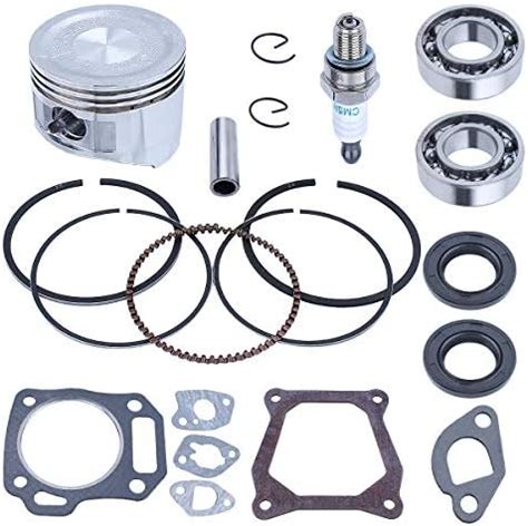 Amazon Guciddak Mm Piston Ring Set Pin Clip Kit For Honda